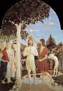 Piero della Francesca The Baptim of Christ France oil painting artist
